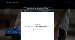 Desktop Screenshot of orderinbox.com
